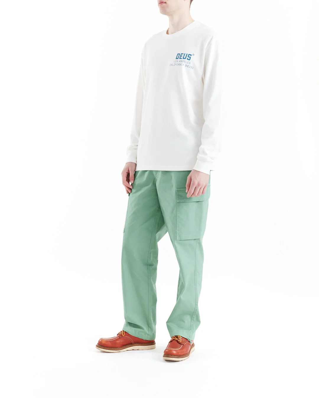 Jones Ls Tee - Vintage White - Image 4