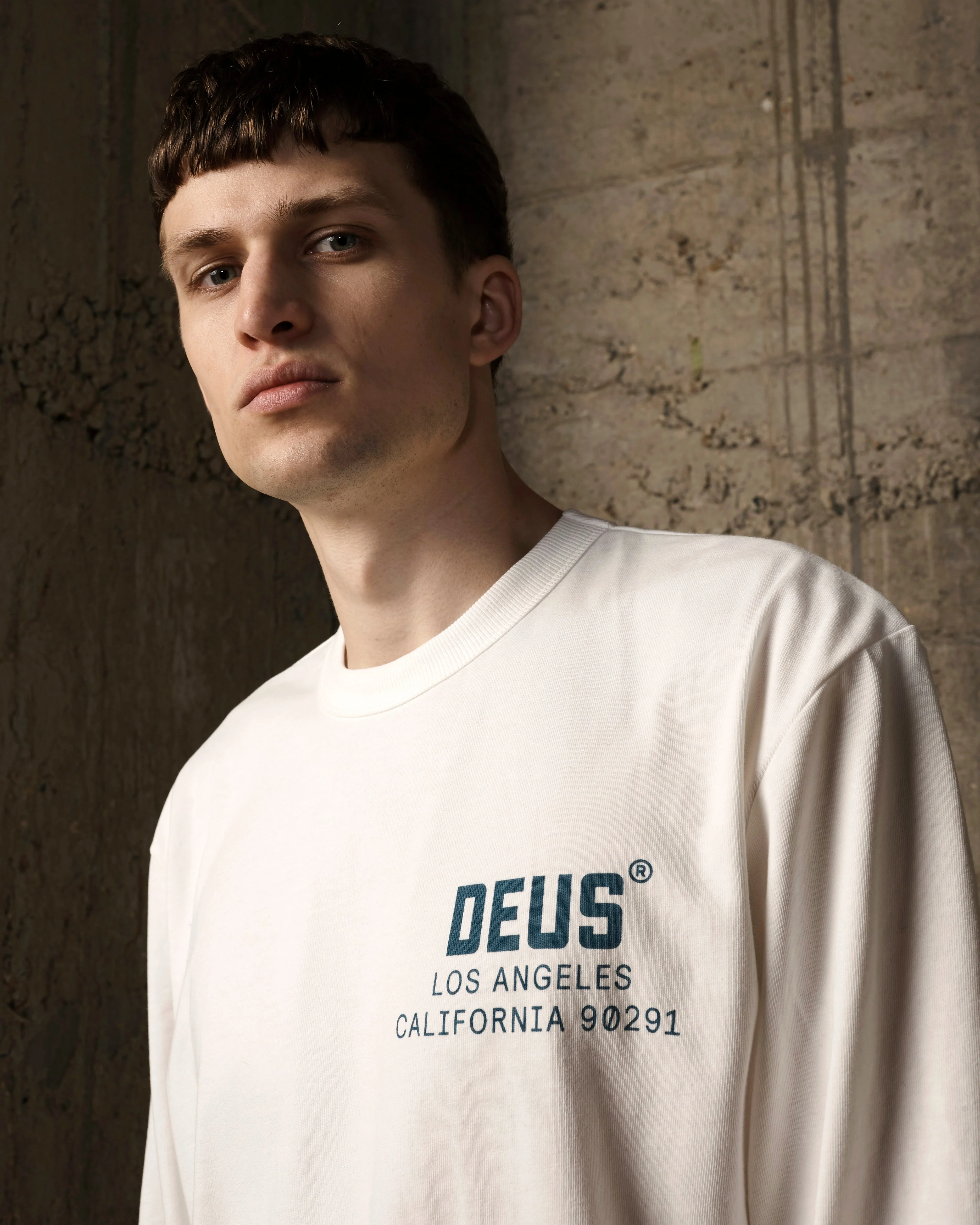 Jones Ls Tee - Vintage White - Image 7