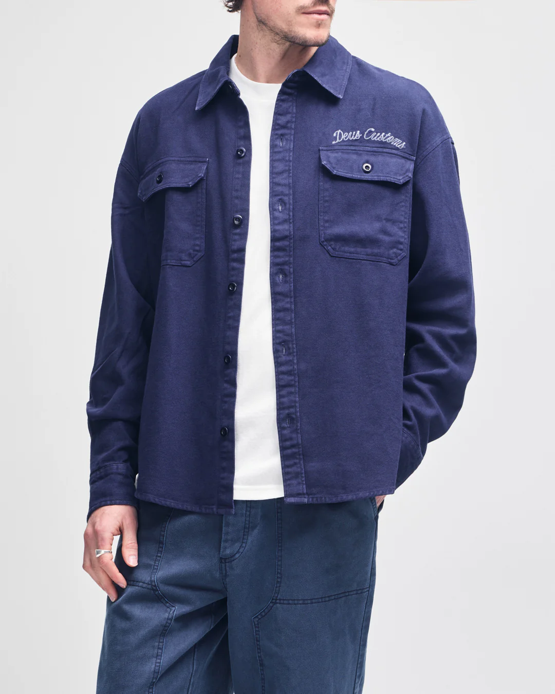 Jordan Work Shirt - Indigo - Image 9