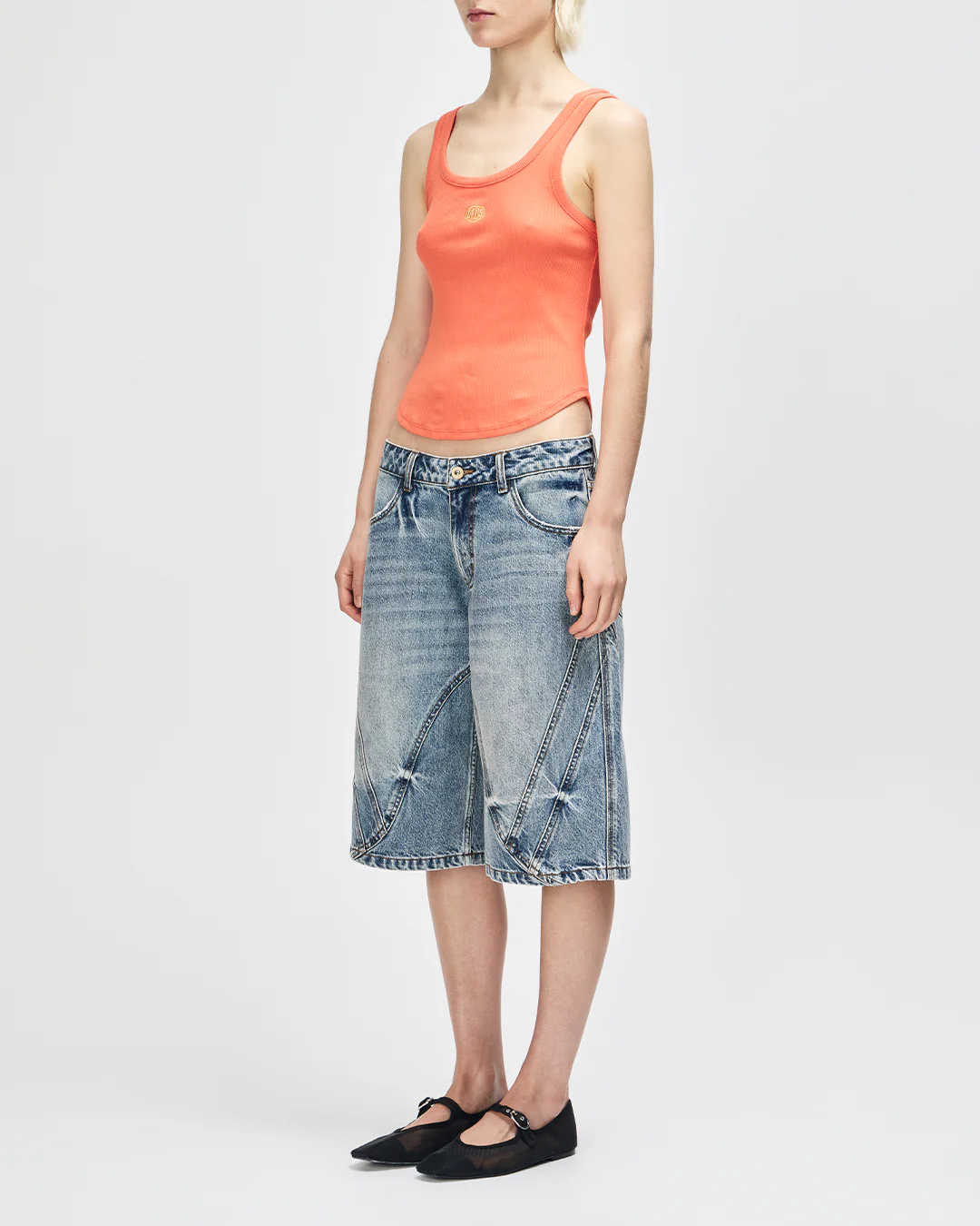 June Shield Tank - Flame Orange - Image 9