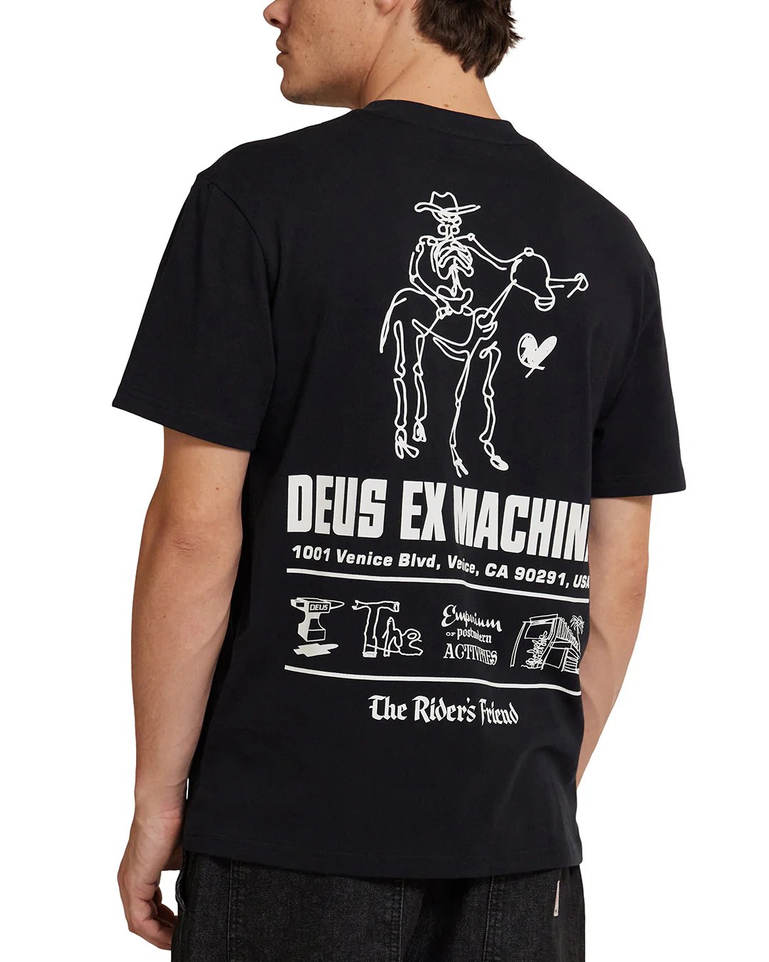 La Address Tee - Black - Image 2