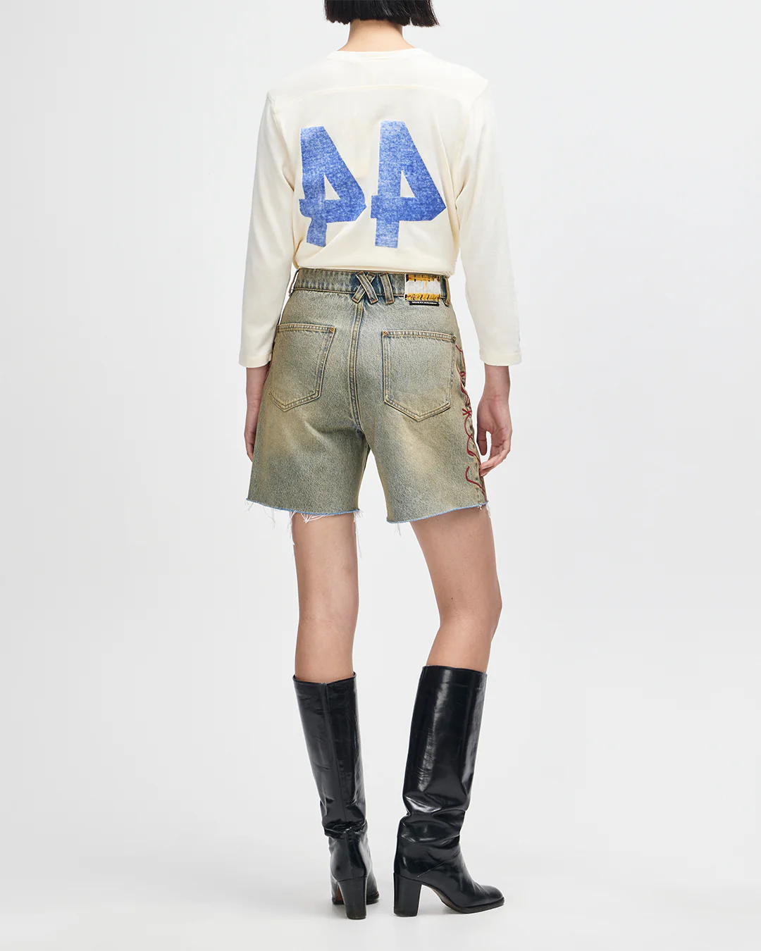 La Magie Short - Dirty Denim - Image 12
