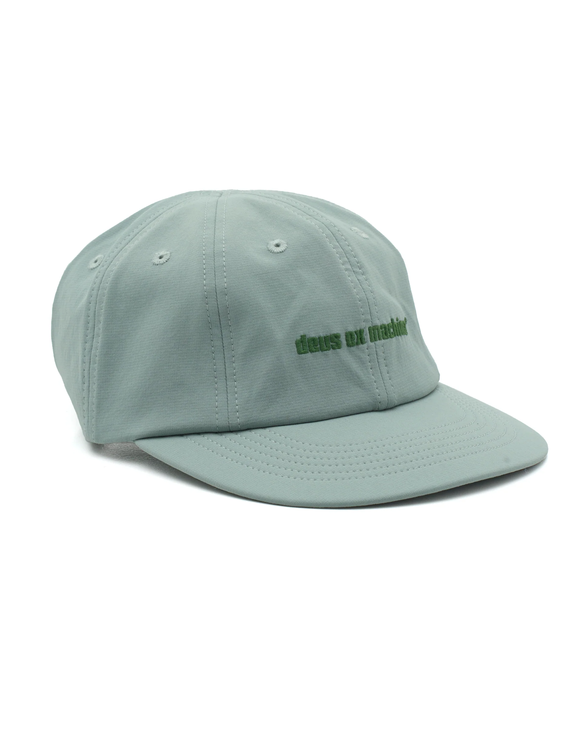 Late Night 8 Panel Cap - Shale Green