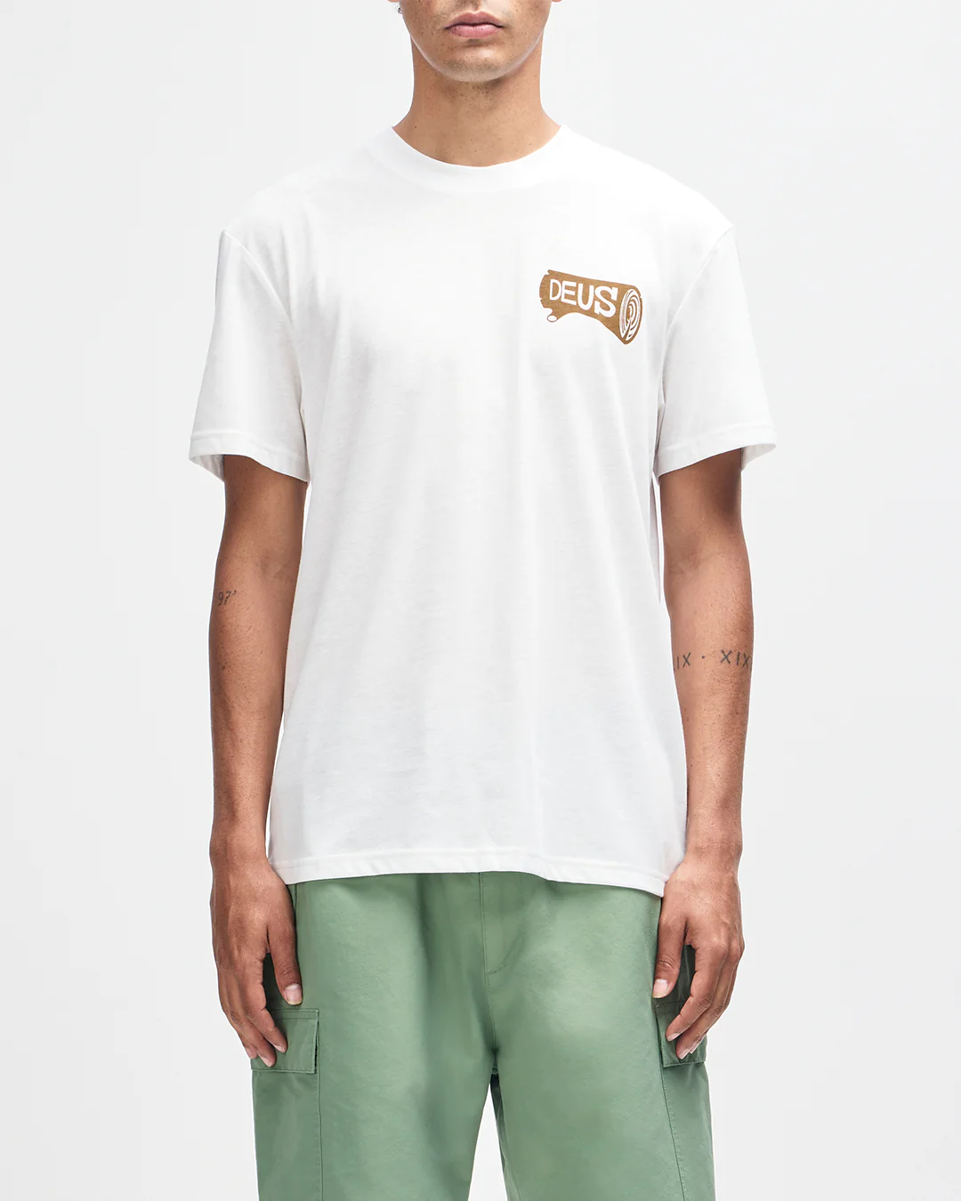 Log Tee - Vintage White