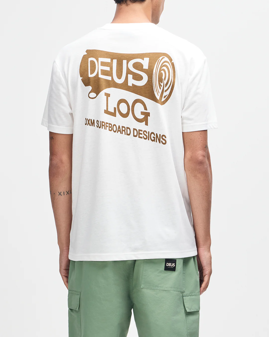 Log Tee - Vintage White - Image 2