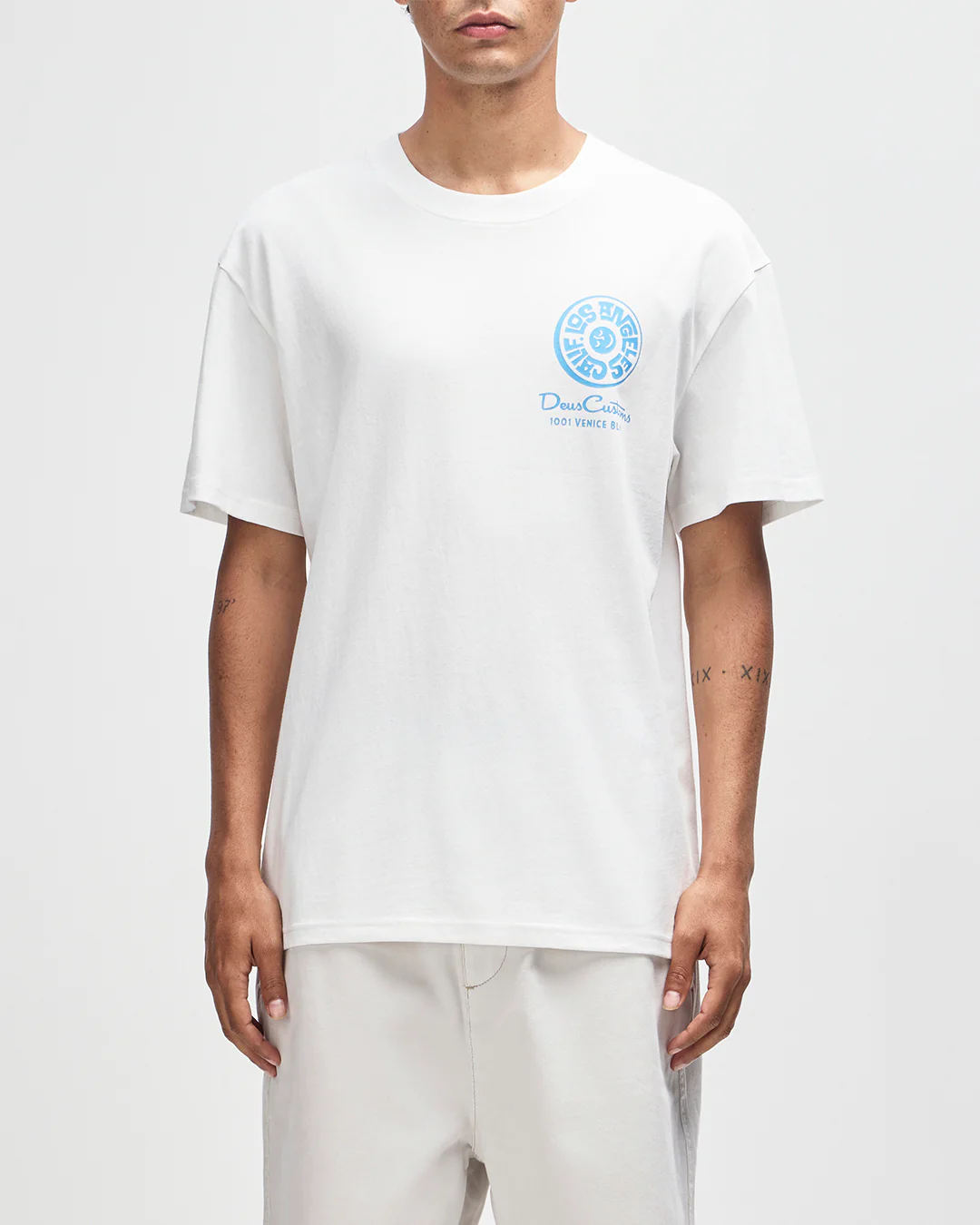 Los Angeles Address Tee - Vintage White