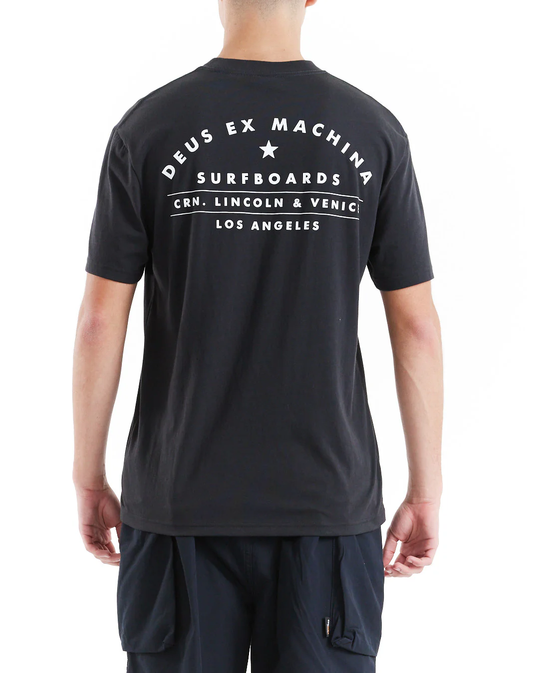 Los Angeles Surf Address Tee - Black - Image 2