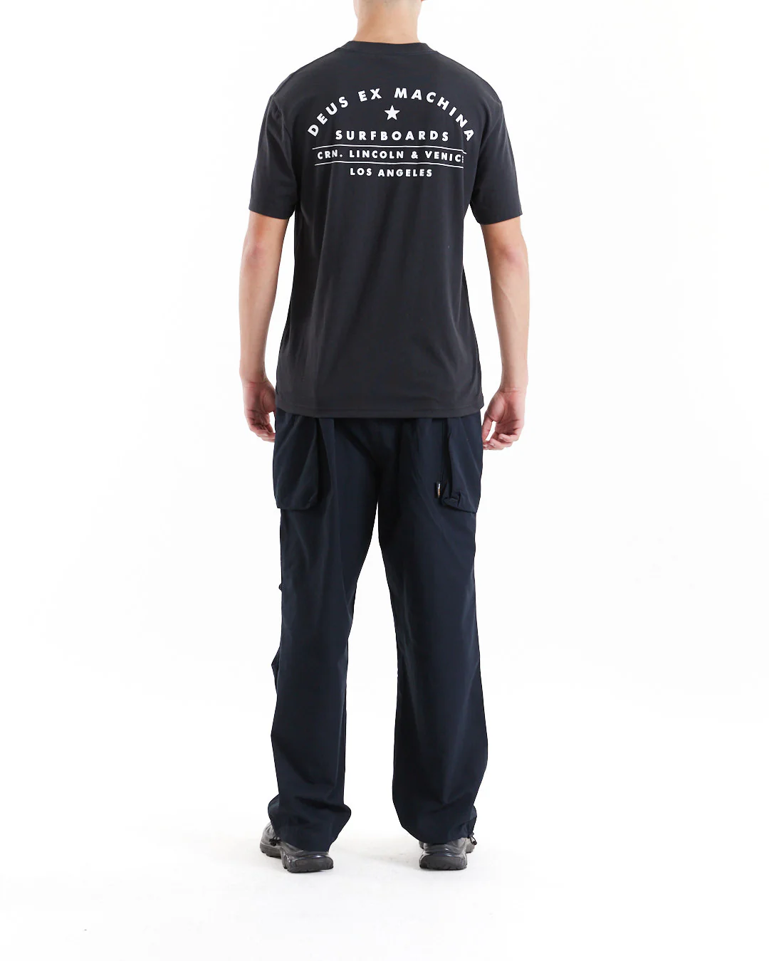 Los Angeles Surf Address Tee - Black - Image 4
