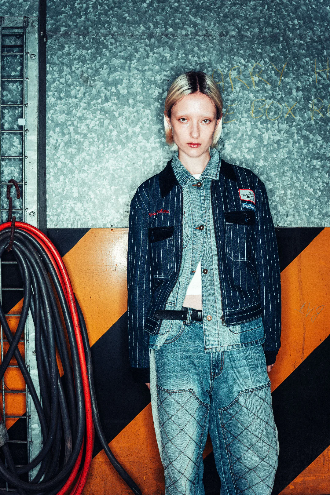 Lyon Indigo Jacket - Indigo - Image 7