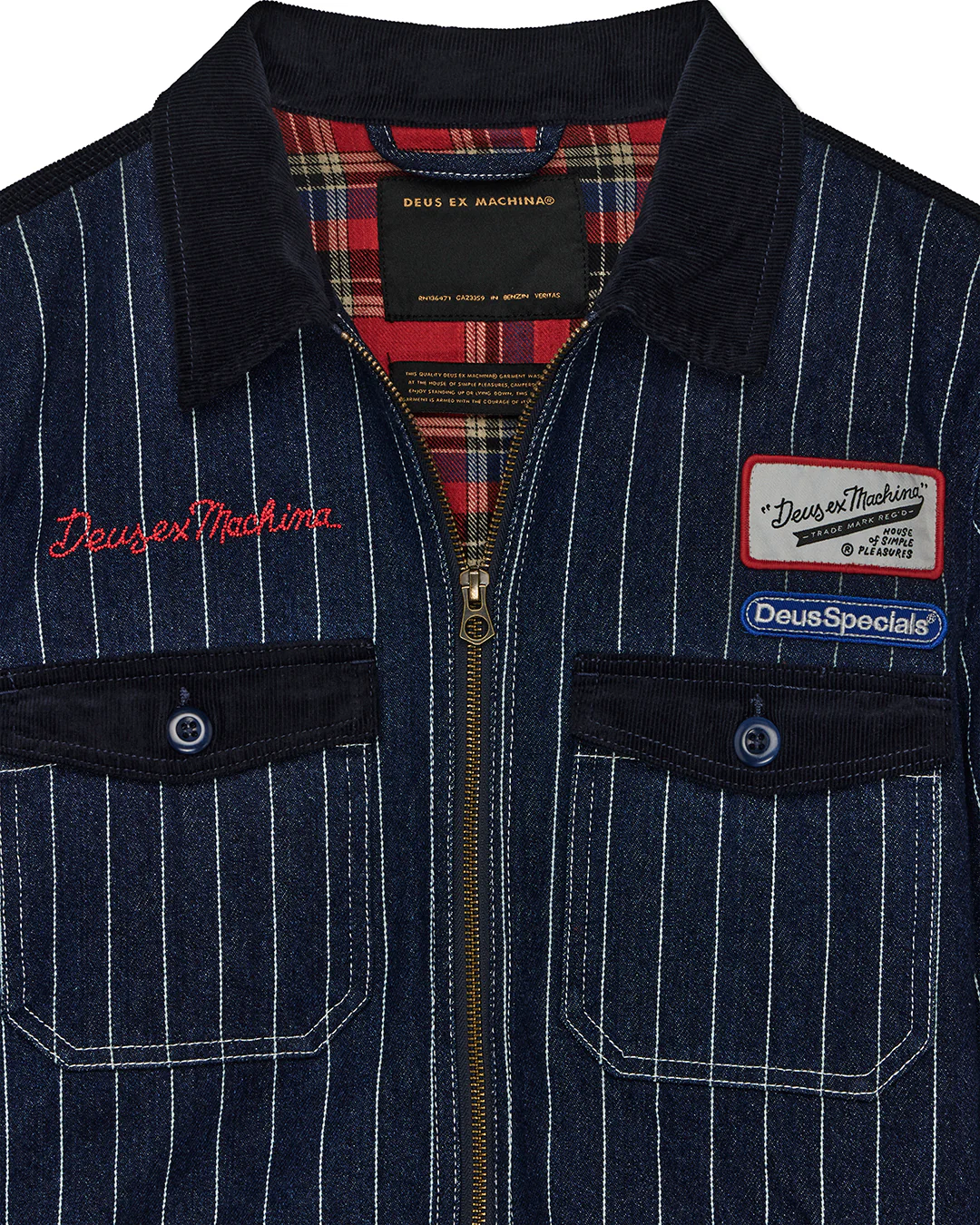 Lyon Indigo Jacket - Indigo - Image 8