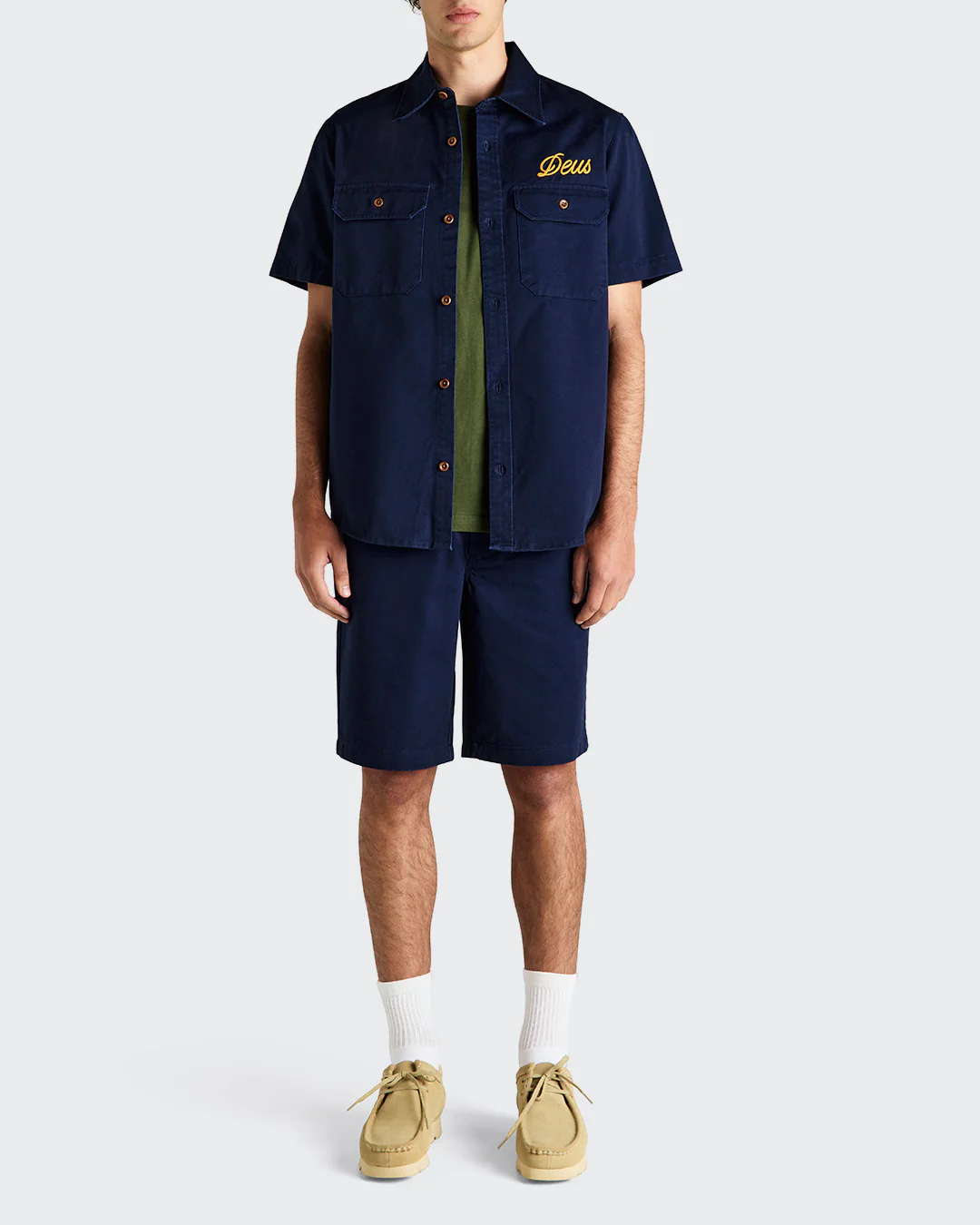 M-38 Ss Shirt - Navy - Image 5