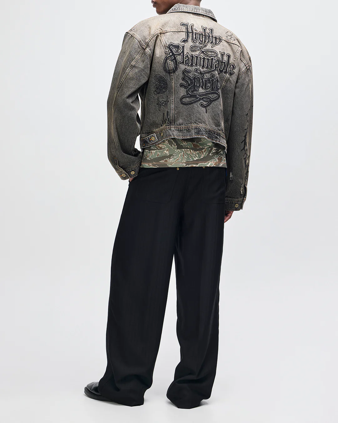 Mephistopheles Noir Jacket - Dirty Anthracite - Image 12