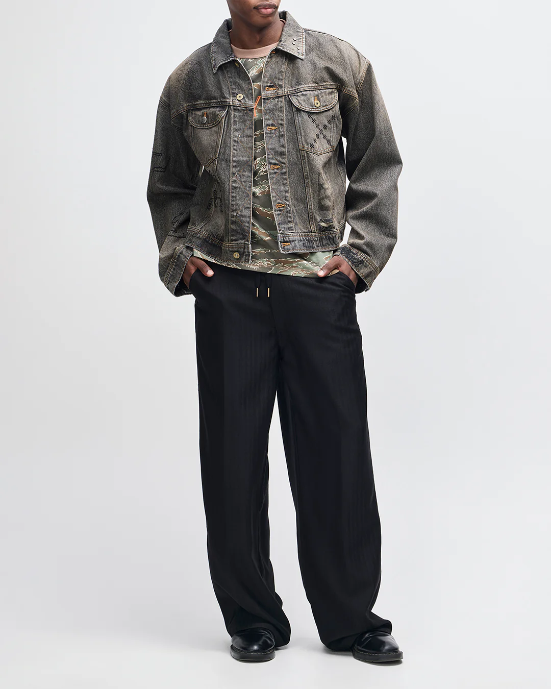Mephistopheles Noir Jacket - Dirty Anthracite - Image 14