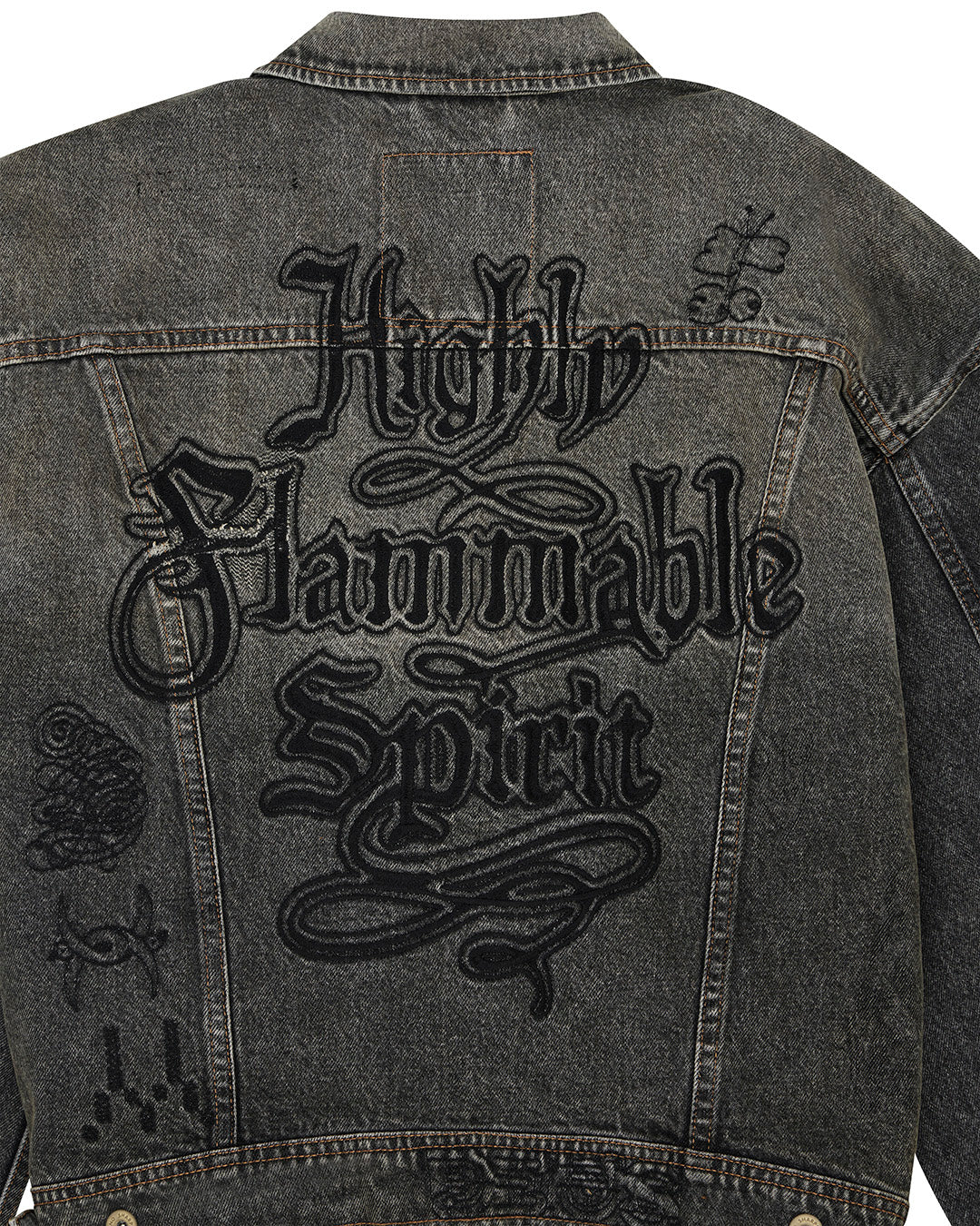 Mephistopheles Noir Jacket - Dirty Anthracite - Image 8