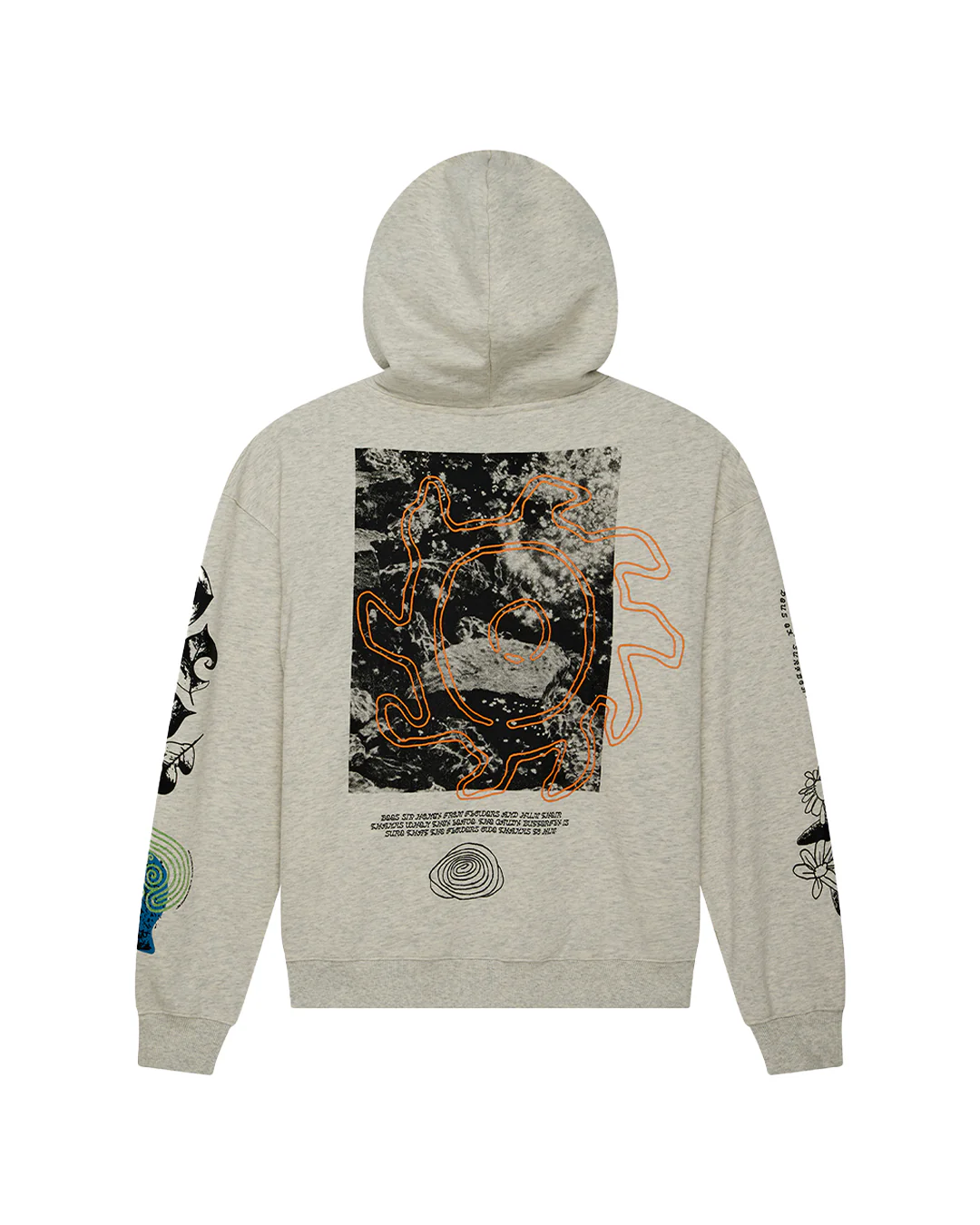 Migration Hoodie - Light Grey Marle - Image 2