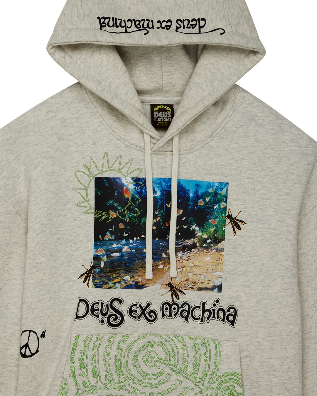 Migration Hoodie - Light Grey Marle - Image 3