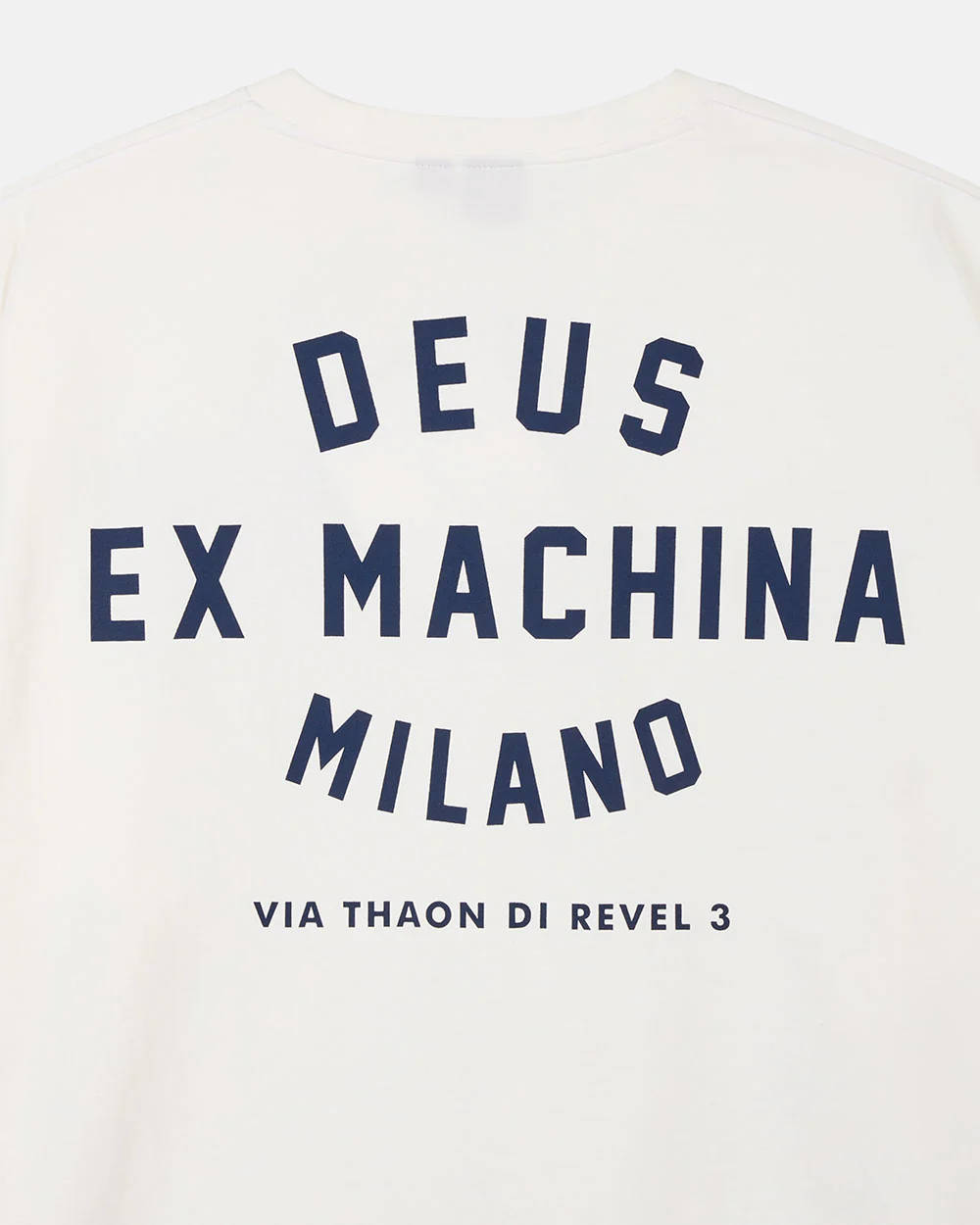 Milano College Address Ls Tee - White - Image 5