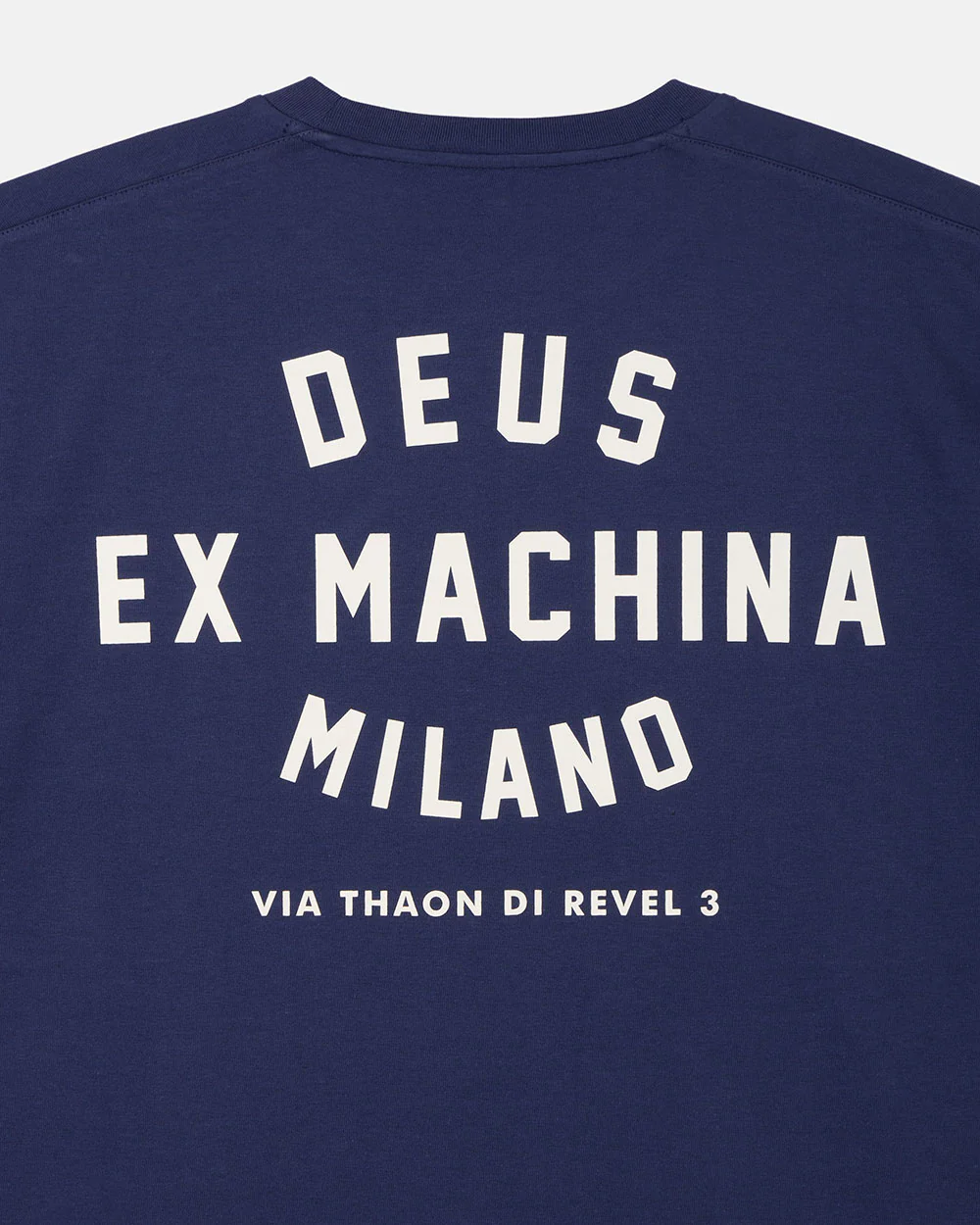 Milano College Address Tee - Blue - Image 4