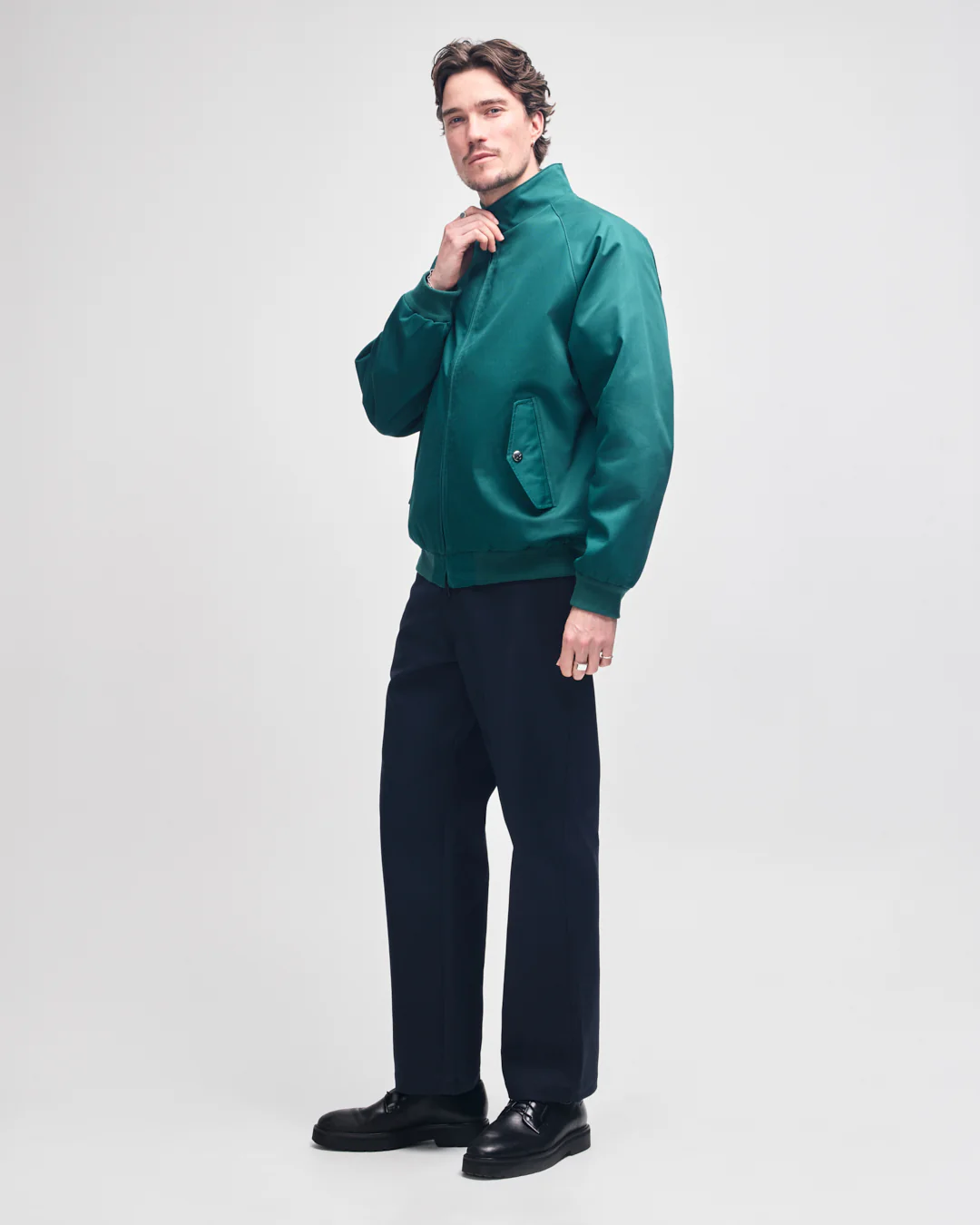 Mini Harrington Jacket - Race Green - Image 7