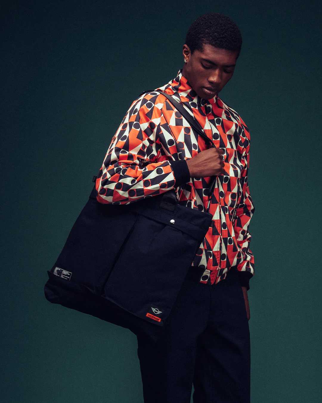 Mini Helmet Tote - Black