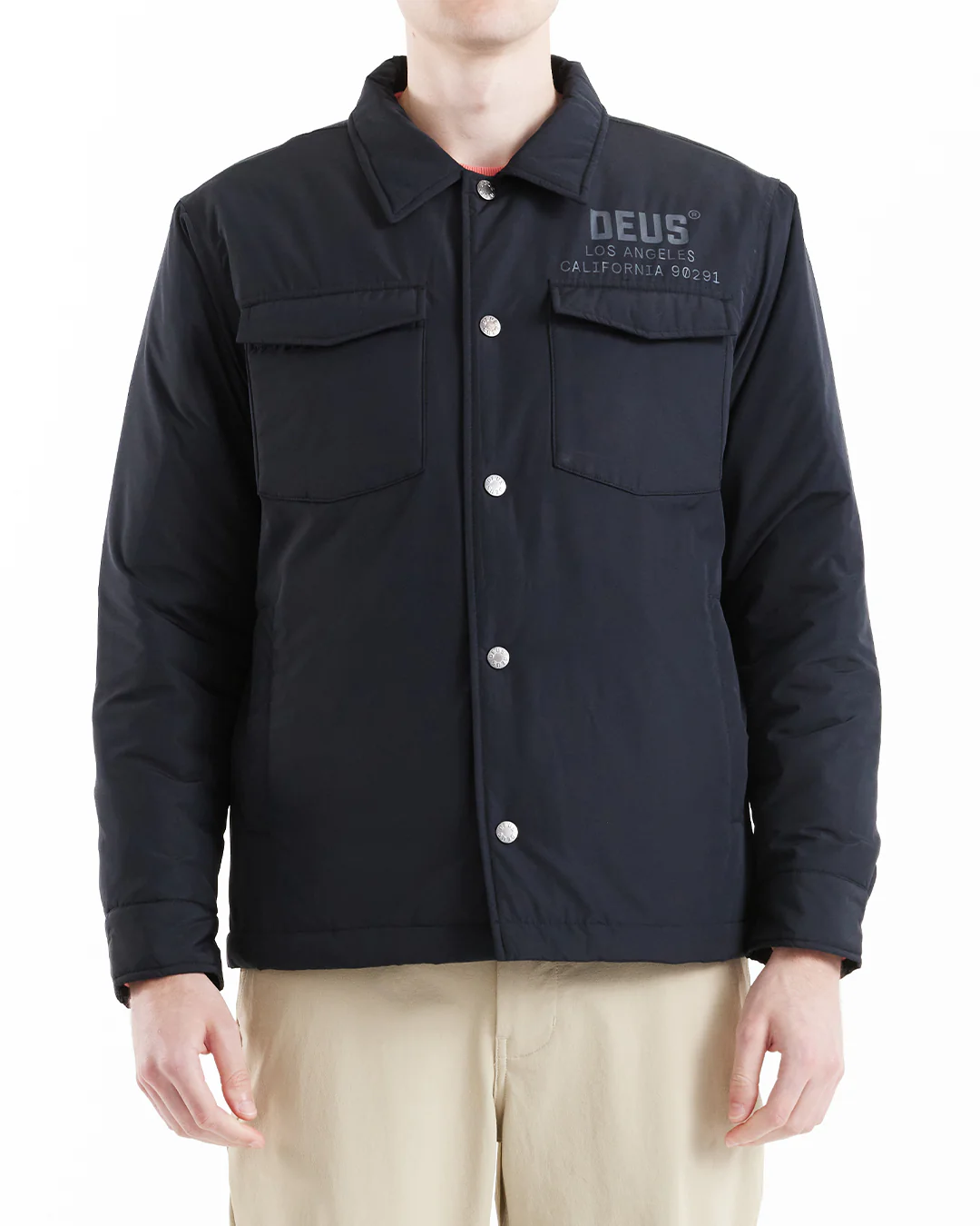 Monty Padded Overshirt - Black