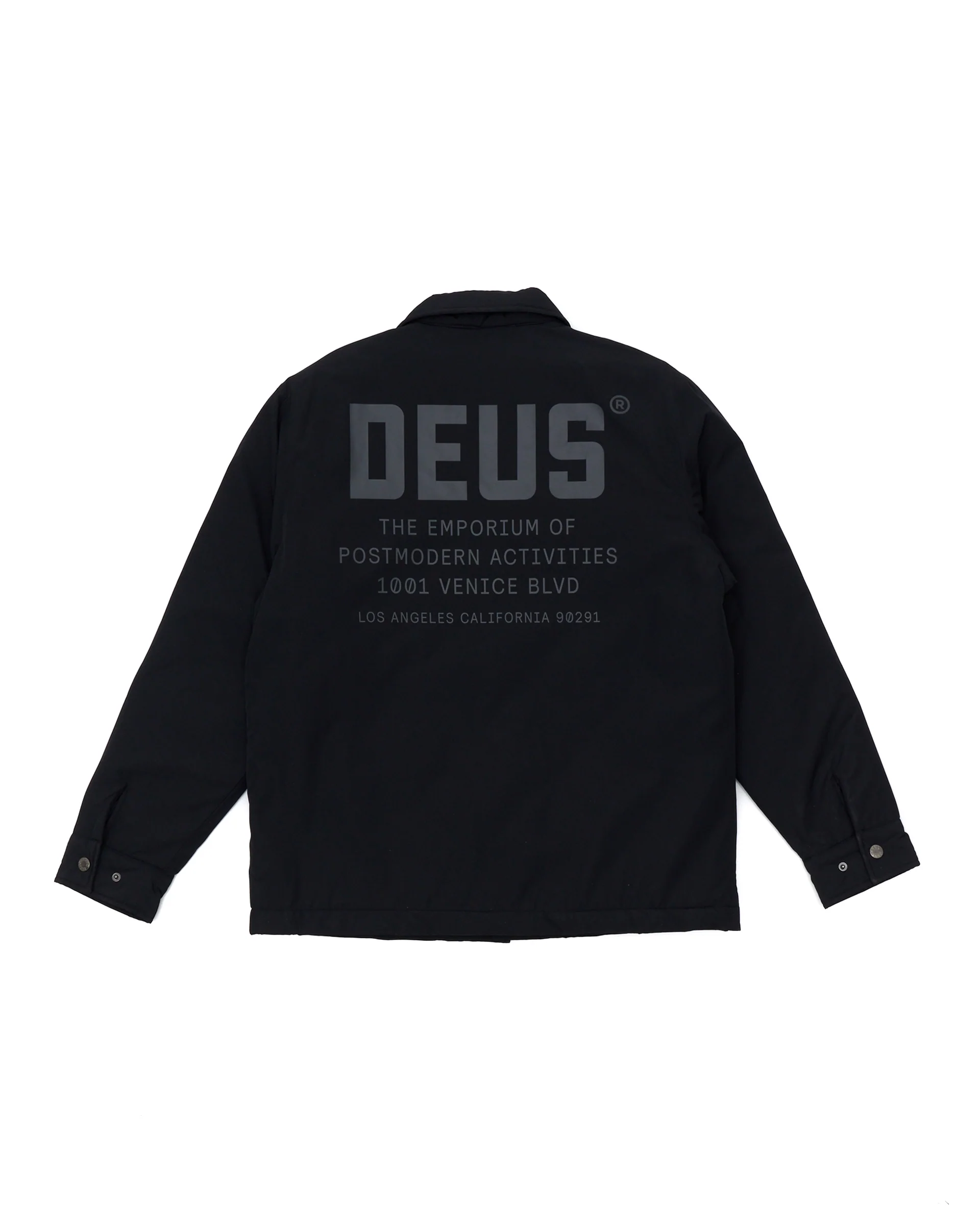 Monty Padded Overshirt - Black - Image 6