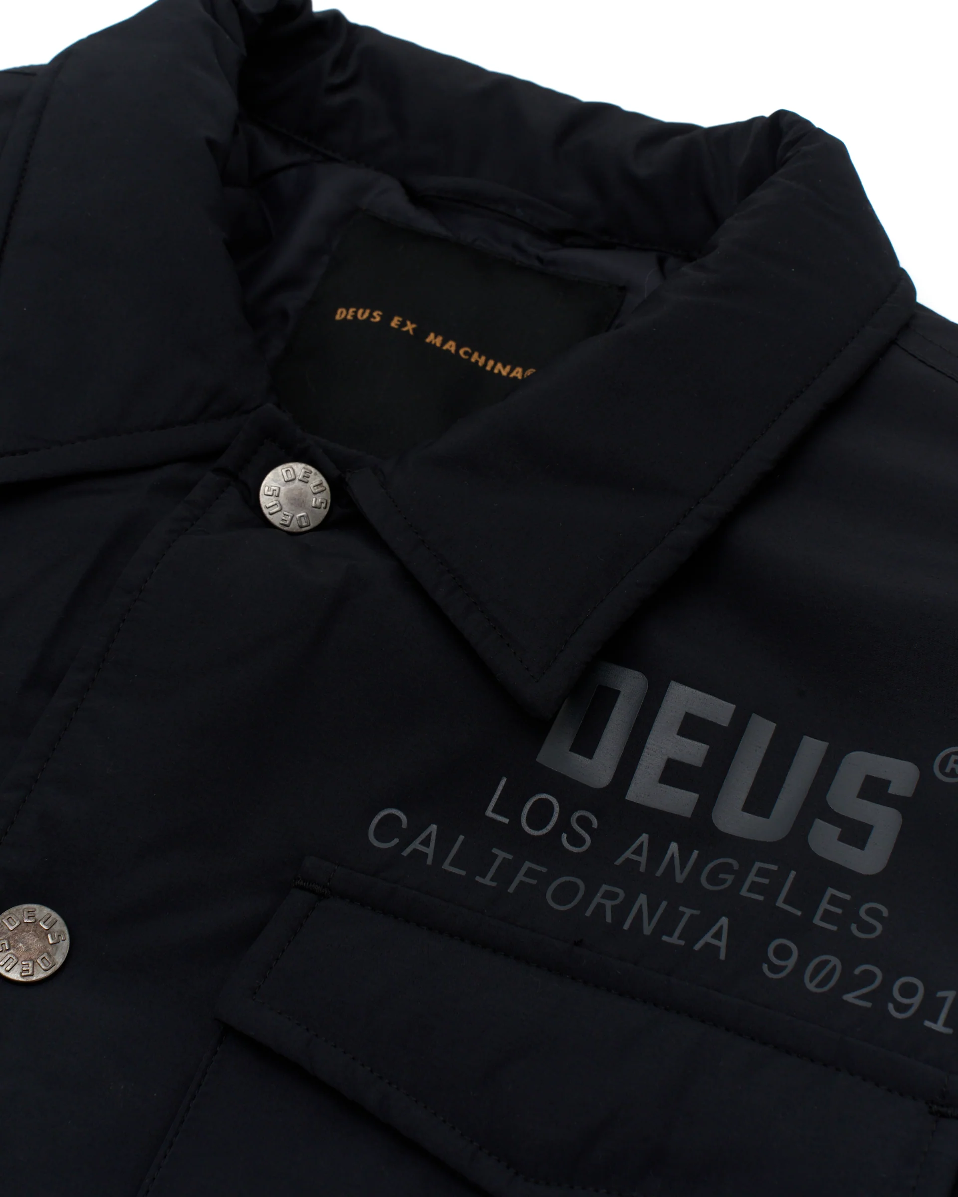 Monty Padded Overshirt - Black - Image 7