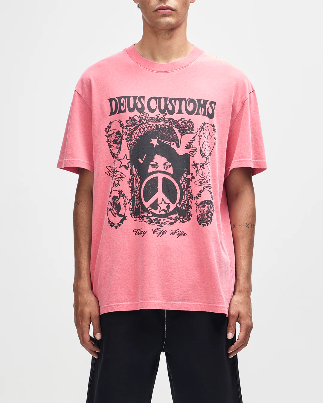 Mother-Earth Tee - Melon Red