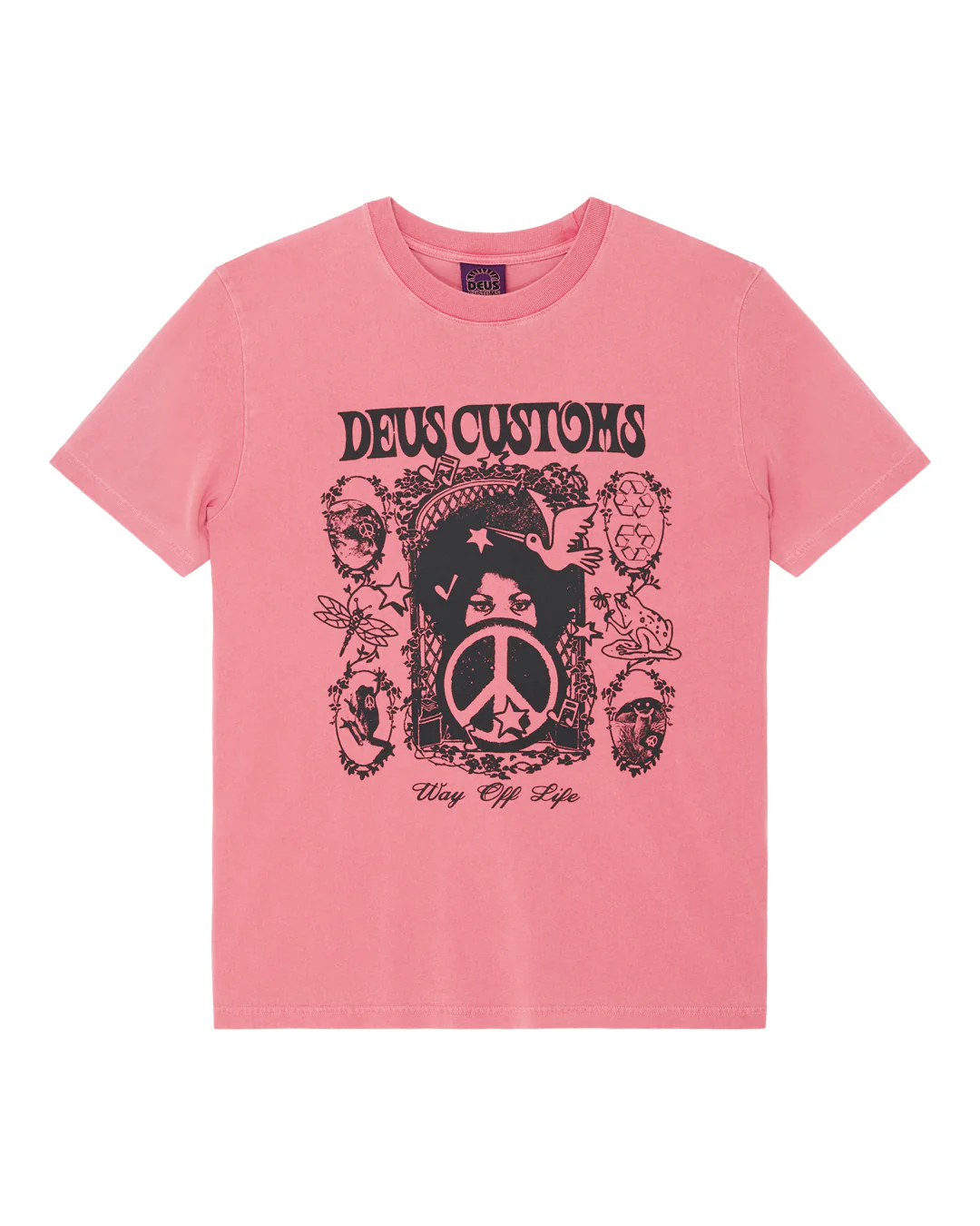 Mother-Earth Tee - Melon Red - Image 3