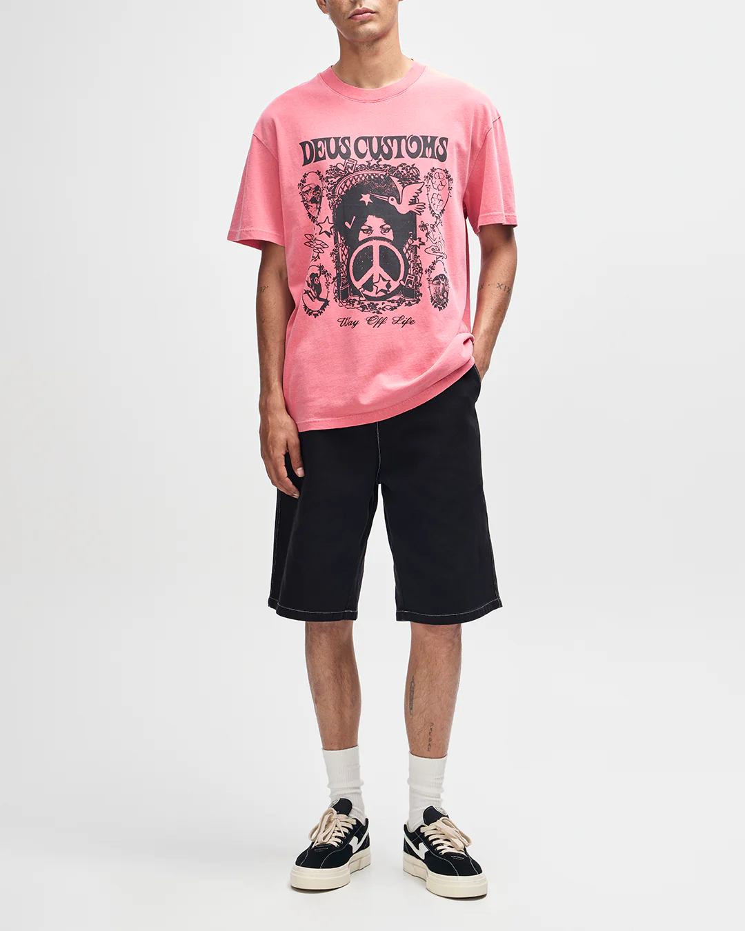 Mother-Earth Tee - Melon Red - Image 5