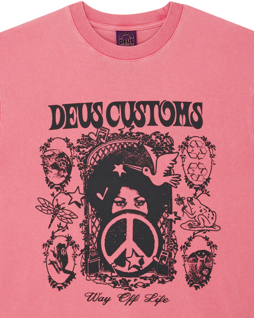 Mother-Earth Tee - Melon Red - Image 7