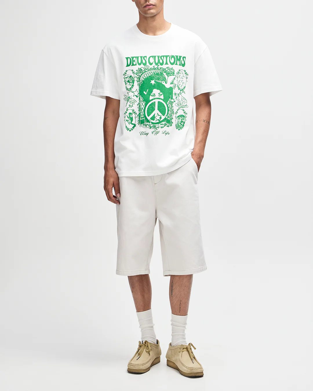 Mother-Earth Tee - Vintage White - Image 5