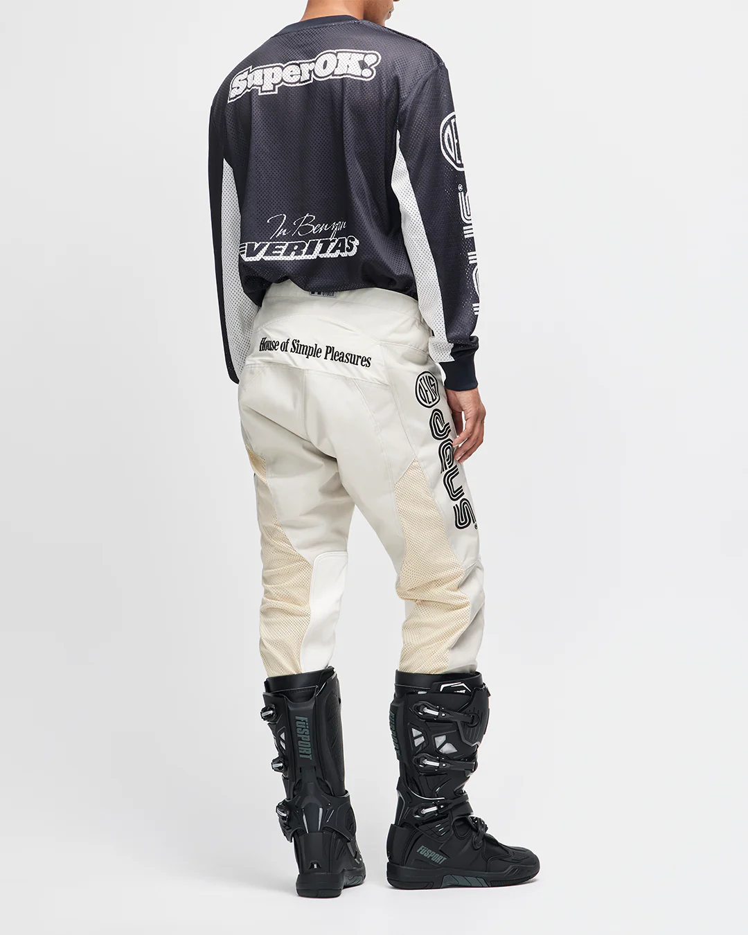 Moto Off Road Pant - Dirty White - Image 6