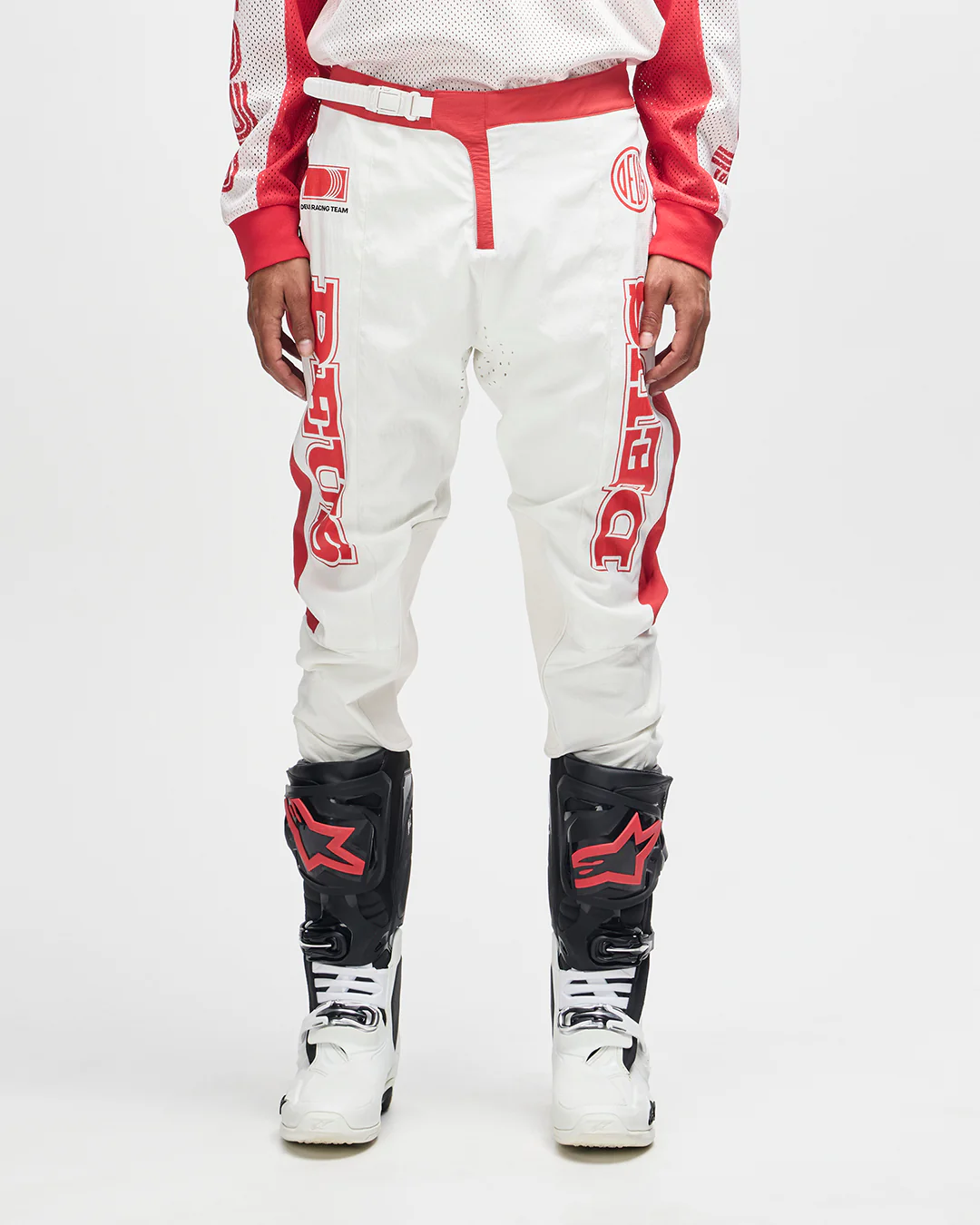 MX Pant - White Red