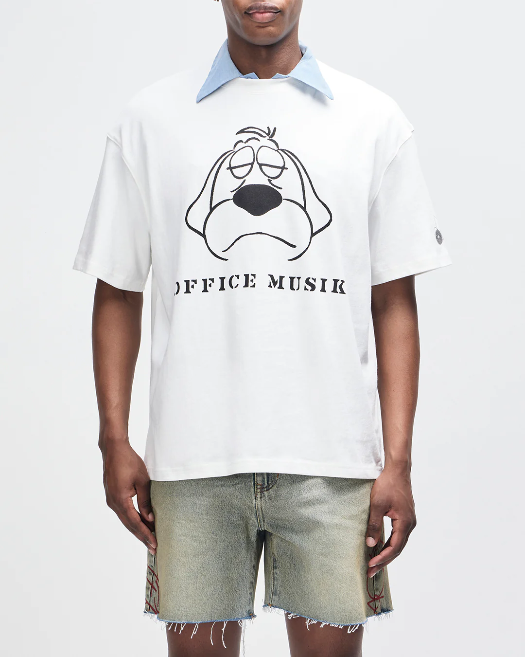 Office Musique Tee - Vintage White