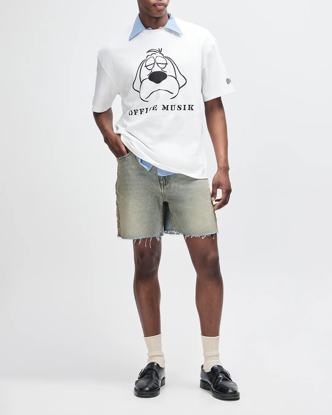 Office Musique Tee - Vintage White - Image 7