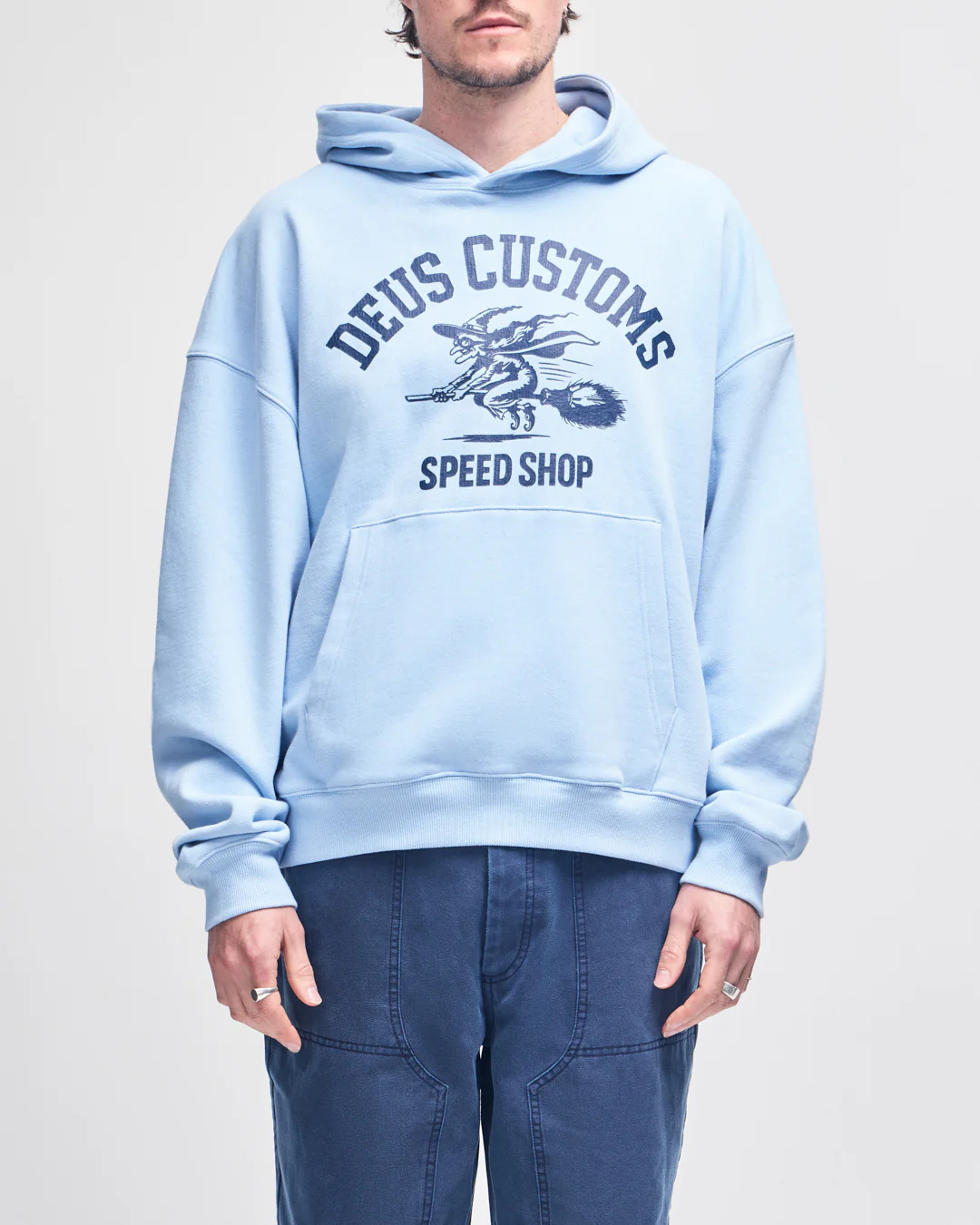 Oil & Rubble Hoodie - Cerulean Blue