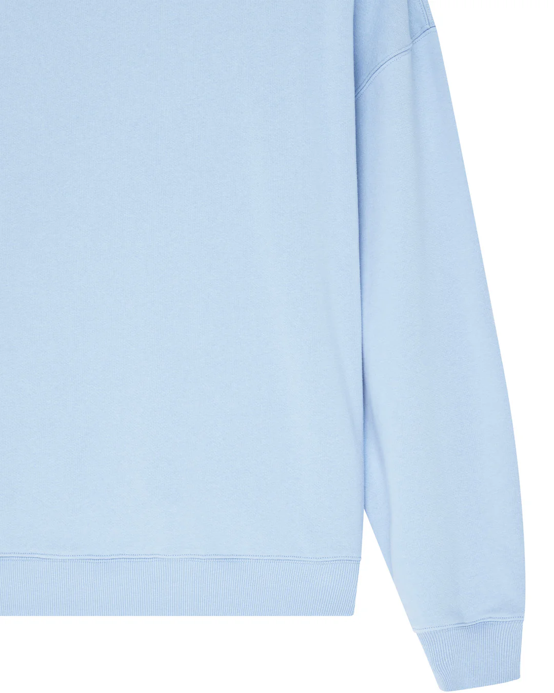Oil & Rubble Hoodie - Cerulean Blue - Image 8