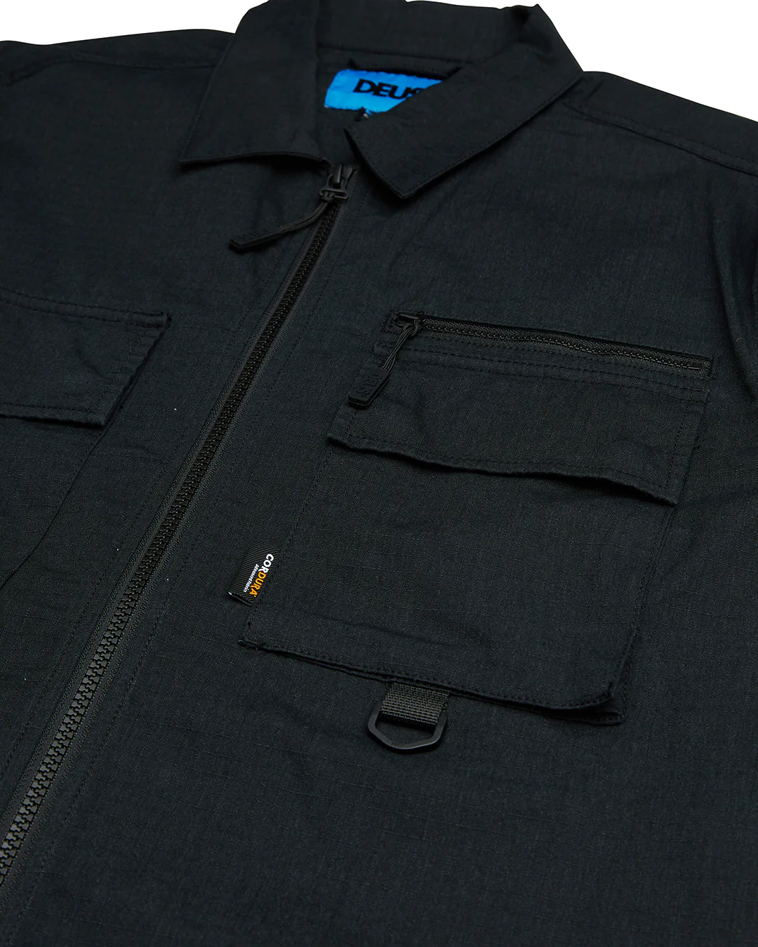 Onshore Zip Shirt - Black - Image 6