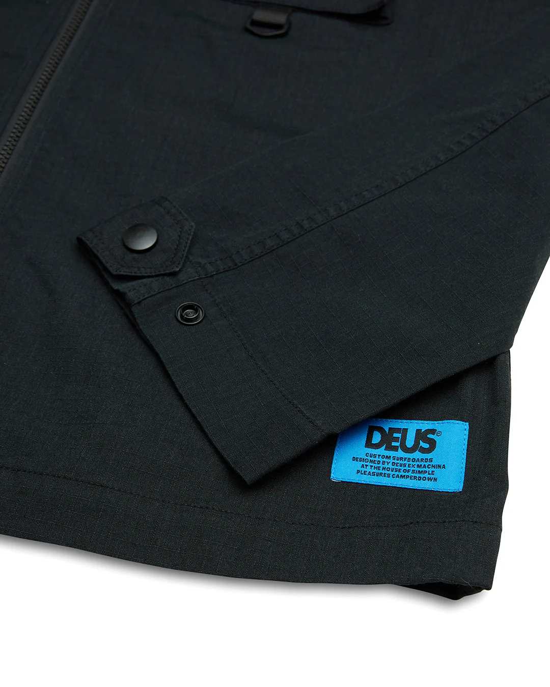 Onshore Zip Shirt - Black - Image 7