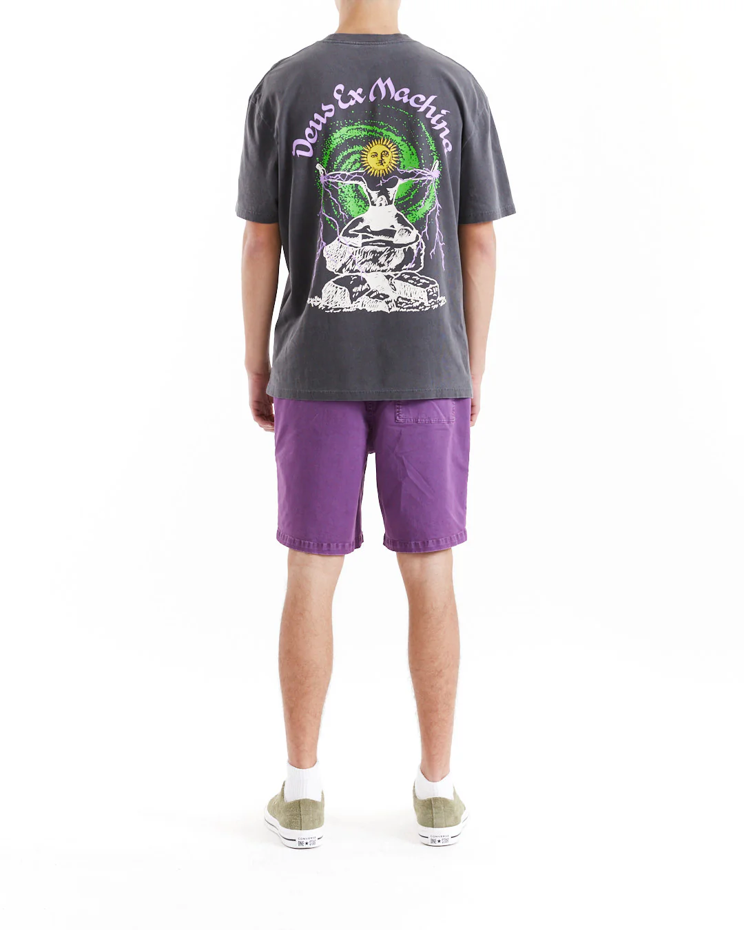 Open Head Tee - Anthracite - Image 4