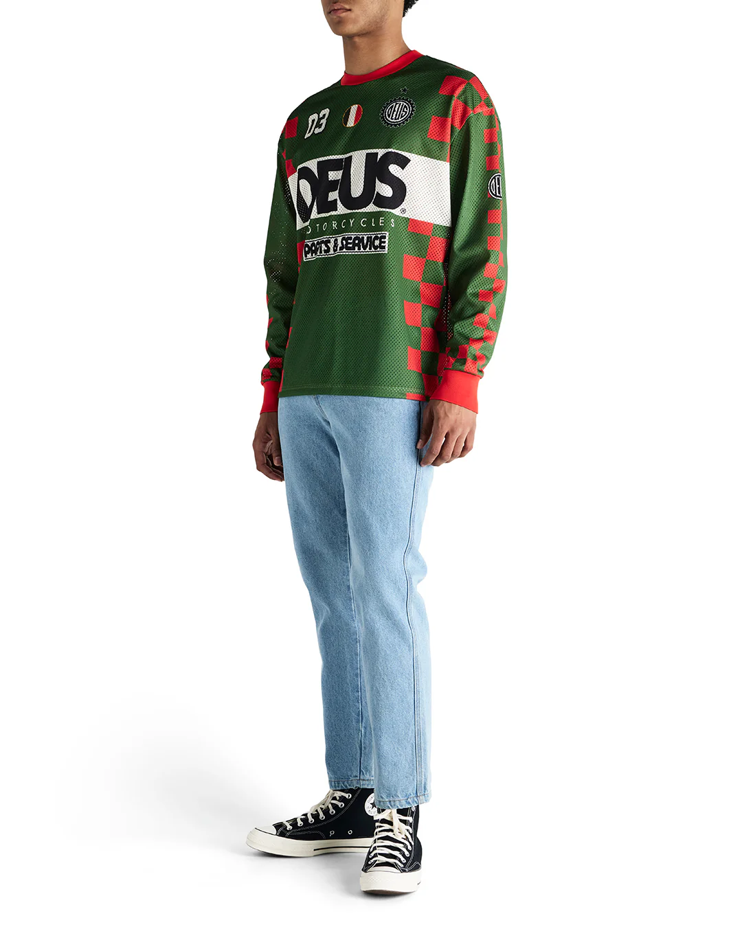 Overlap Moto Jersey - Green Bee - Image 5