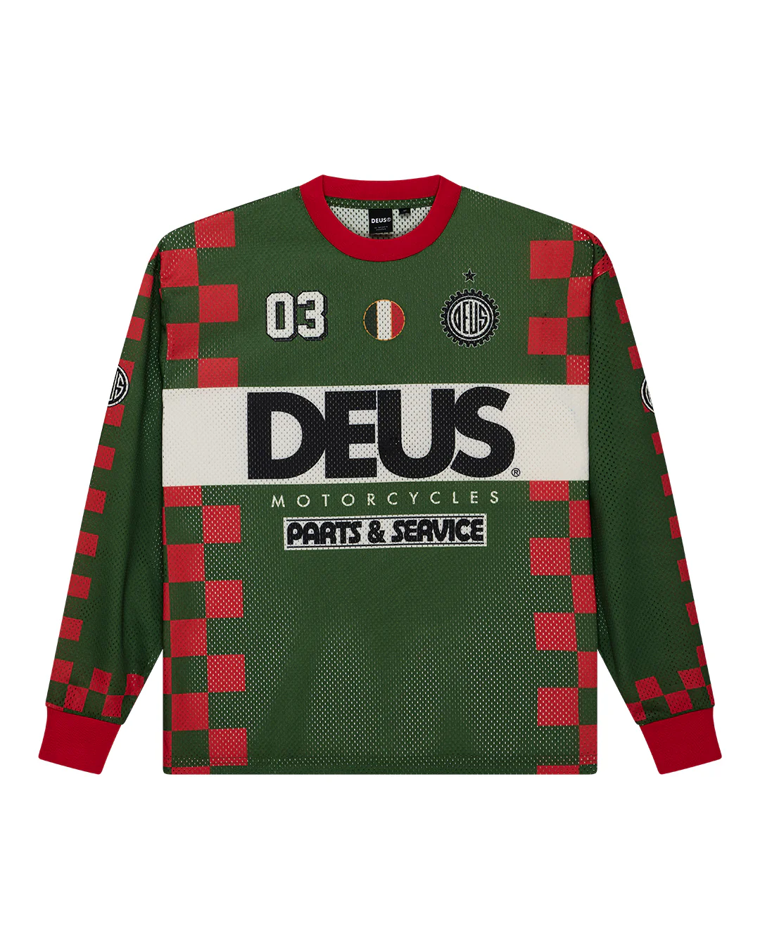 Overlap Moto Jersey - Green Bee - Image 6