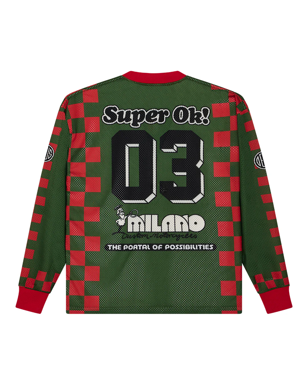 Overlap Moto Jersey - Green Bee - Image 7