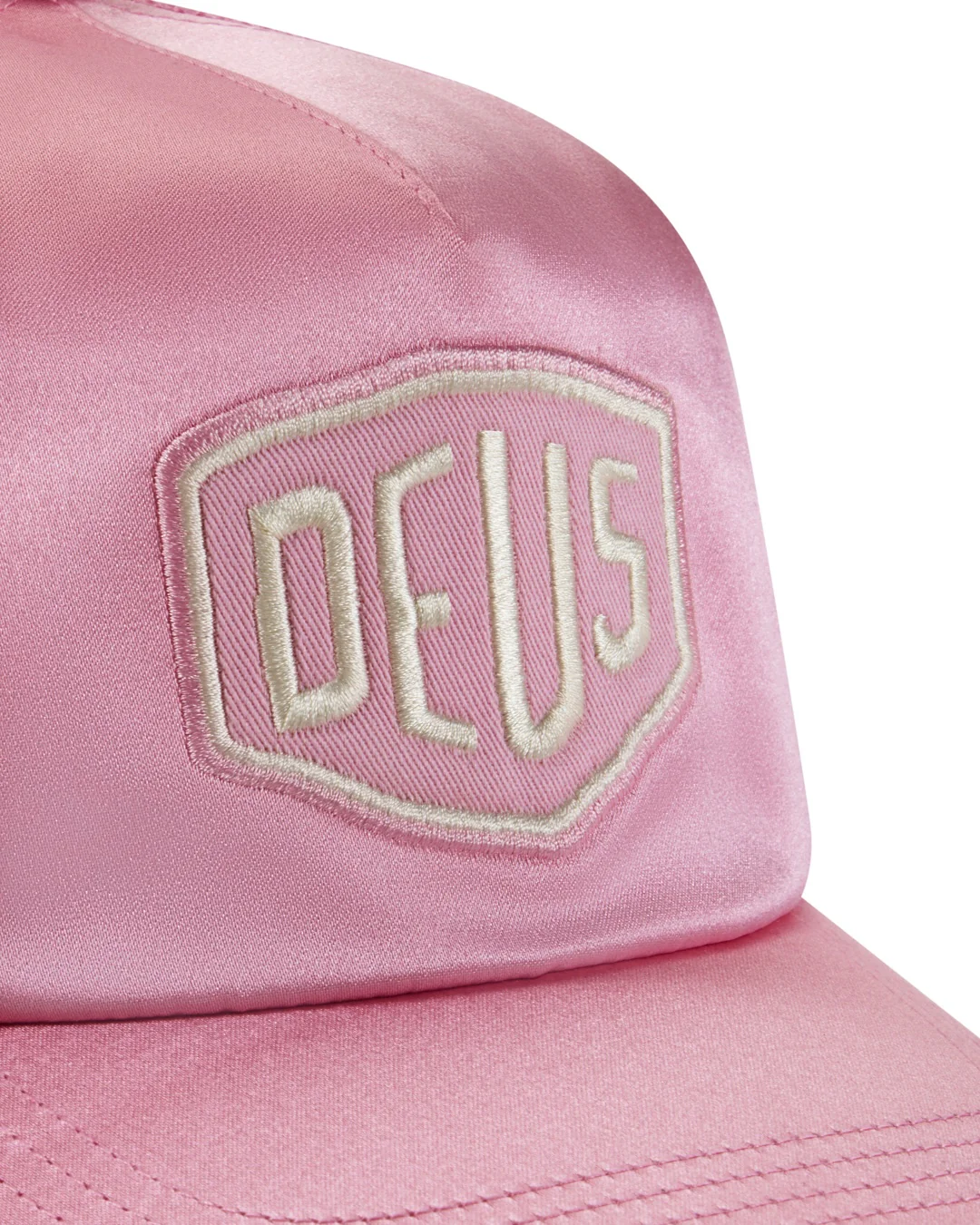 Paris Shield Trucker Cap - Mauve Glow - Image 3