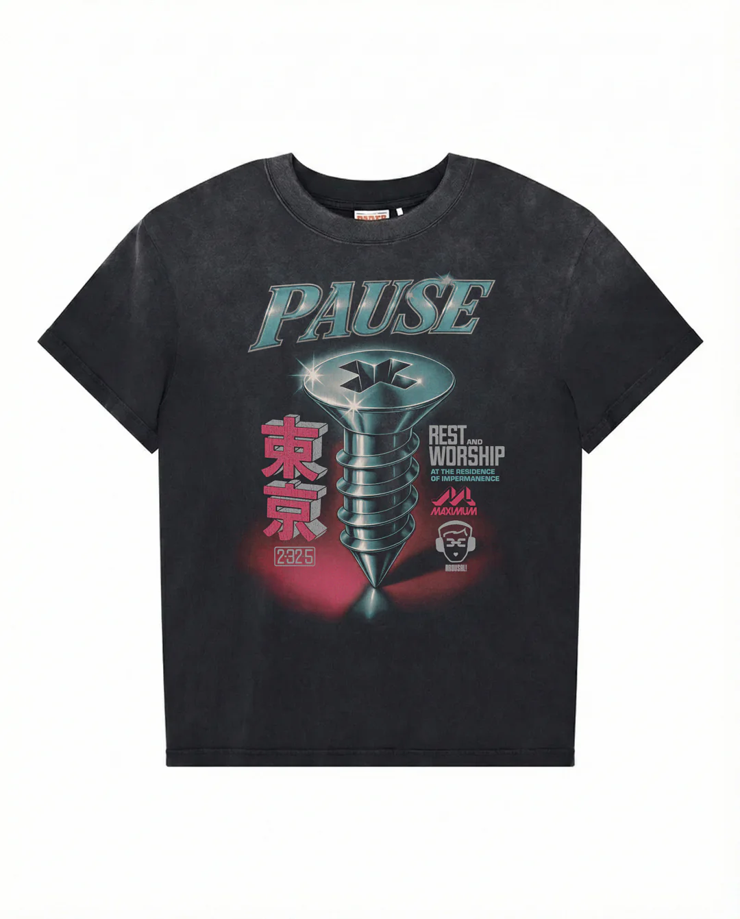 Pause And Affect Tee - Anthracite
