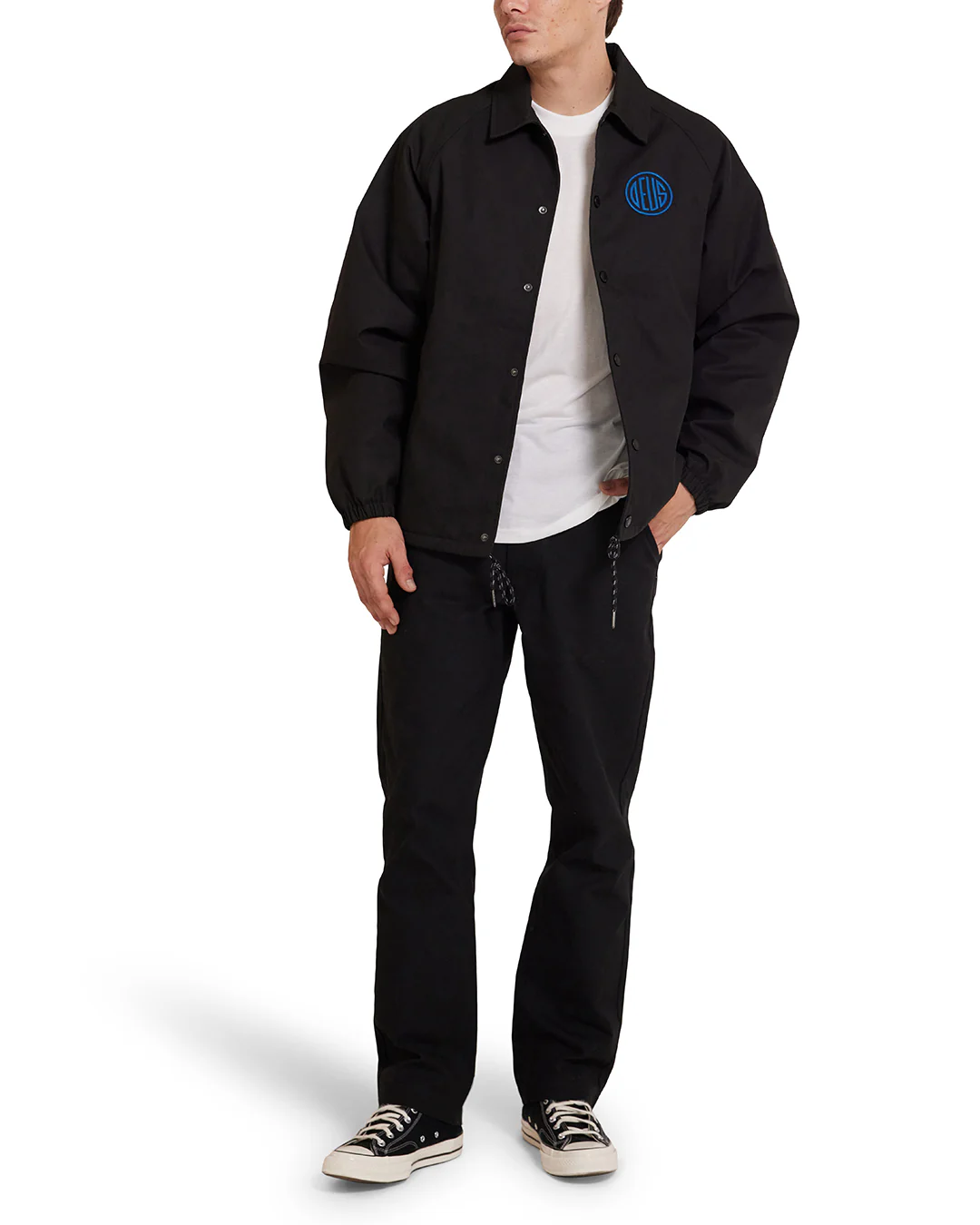 Pill Logo Coach Jacket - Black - Image 3