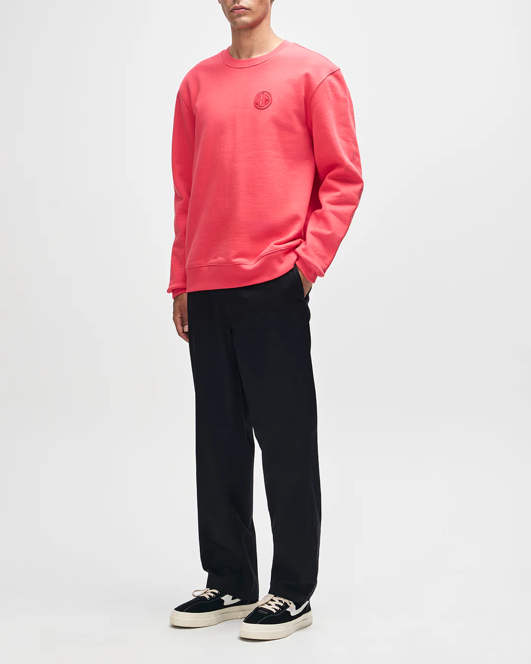 Pill Logo Crew - Melon Red - Image 9