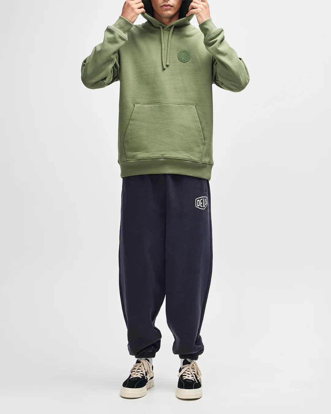 Pill Logo Hoodie - Pine Green - Image 4