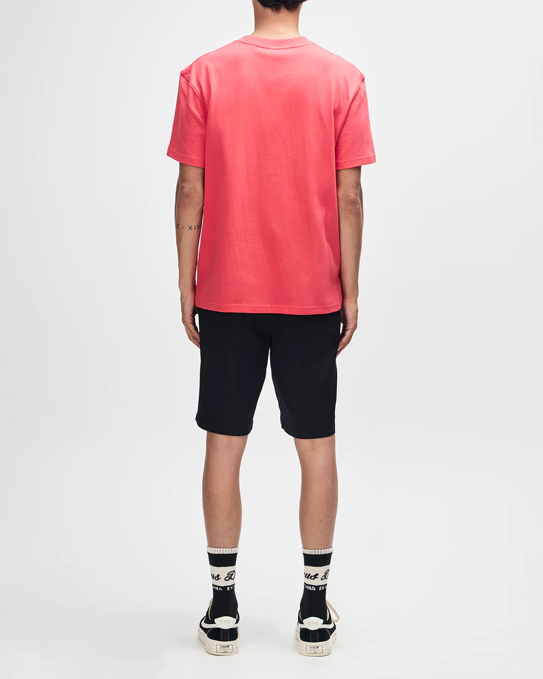 Pill Logo Tee - Melon Red - Image 6